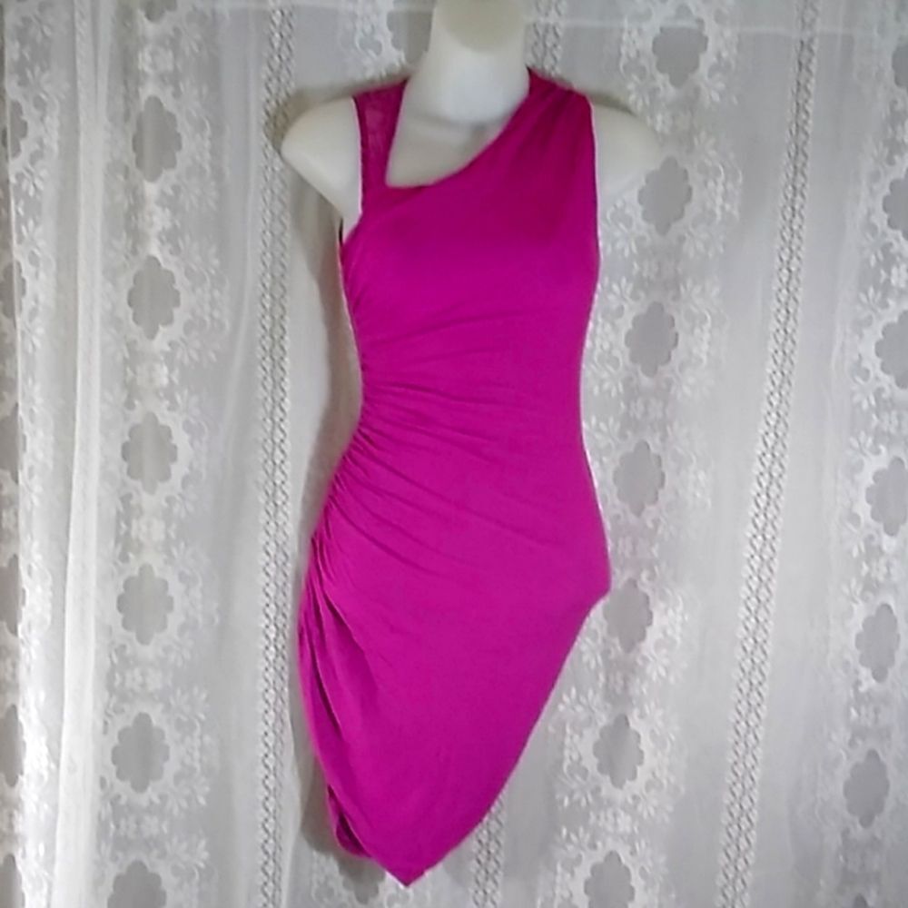 Guess Los Angeles Fuchsia Pink Dress Size XS